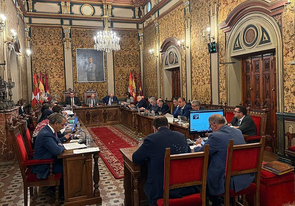 Pleno de la Diputación de Salamanca.