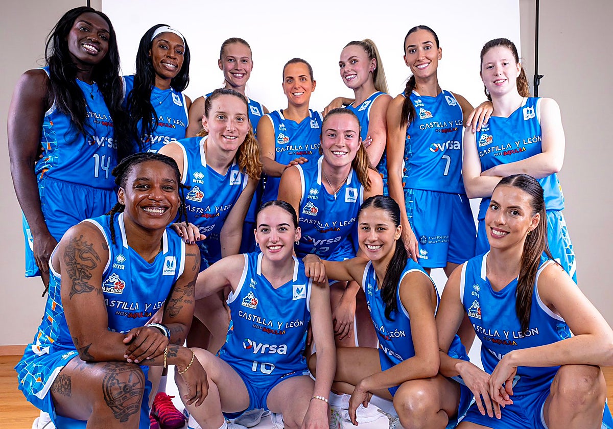 Plantilla del Perfumerías Avenida para esta temporada.