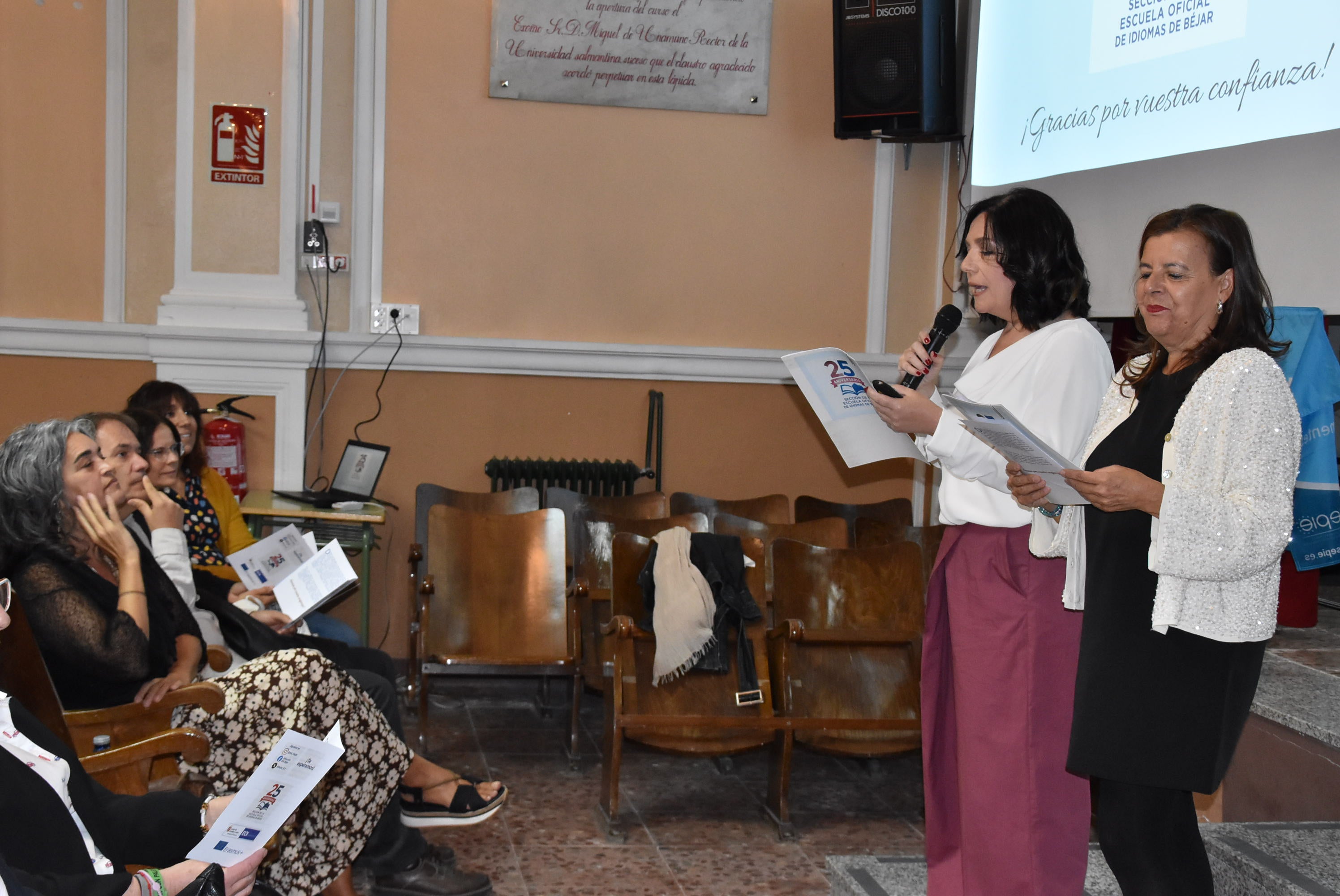 El escuela de idiomas en Béjar celebra su 25 aniversario con el objetivo de aumentar el alumnado