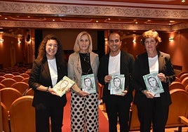 Beatriz Briñón, Concepción Miguélez, Jorge Jiménez y Carmen Vicente