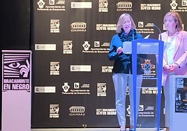 Carmen Ávila y Sonsoles Núñez durante la presentación del festival.