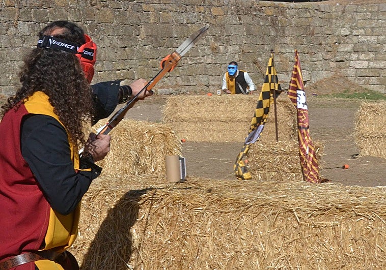 Las batallas de arqueros fueron un gran aliciente de la jornada