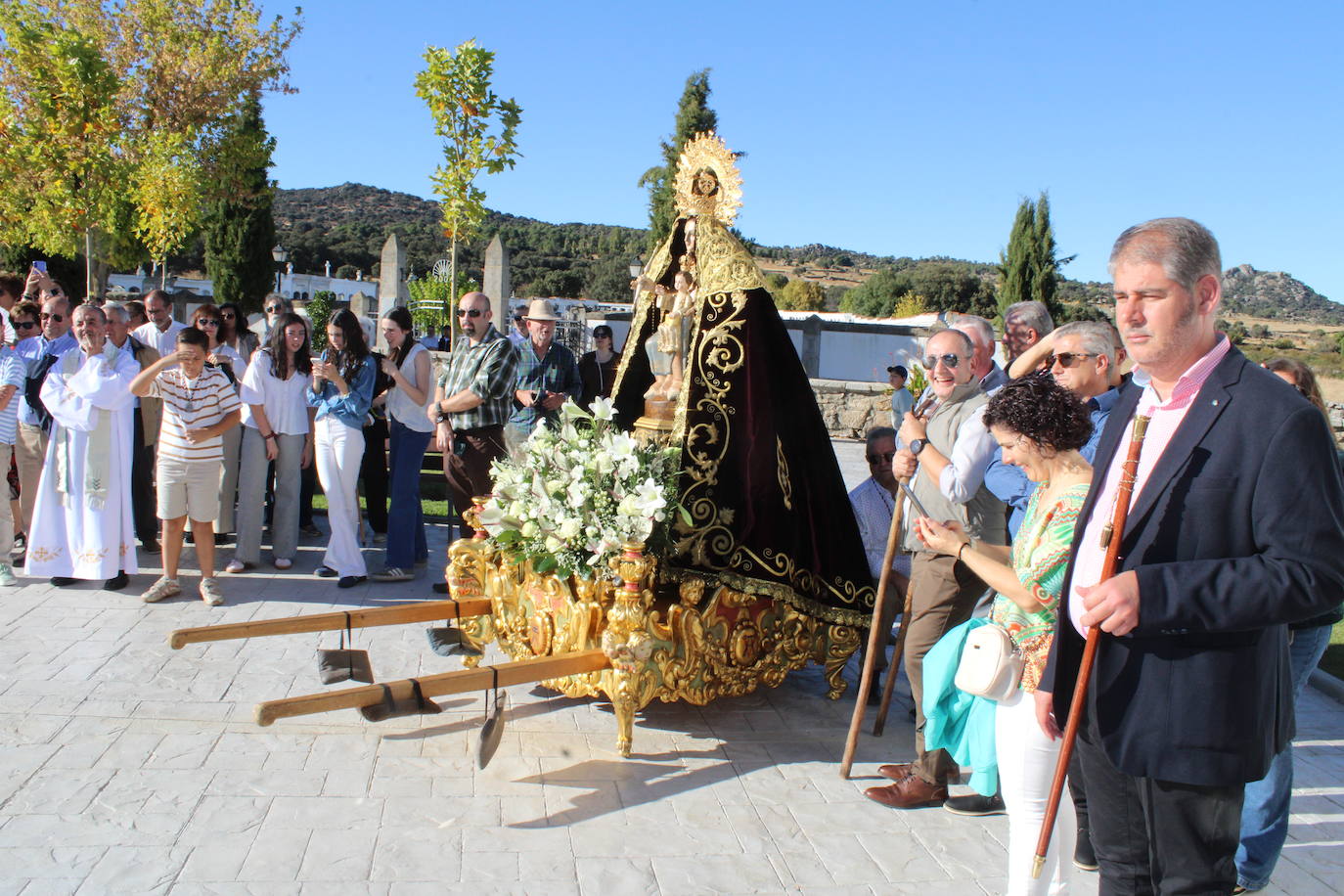 Intensa jornada festiva en Santibáñez de Béjar