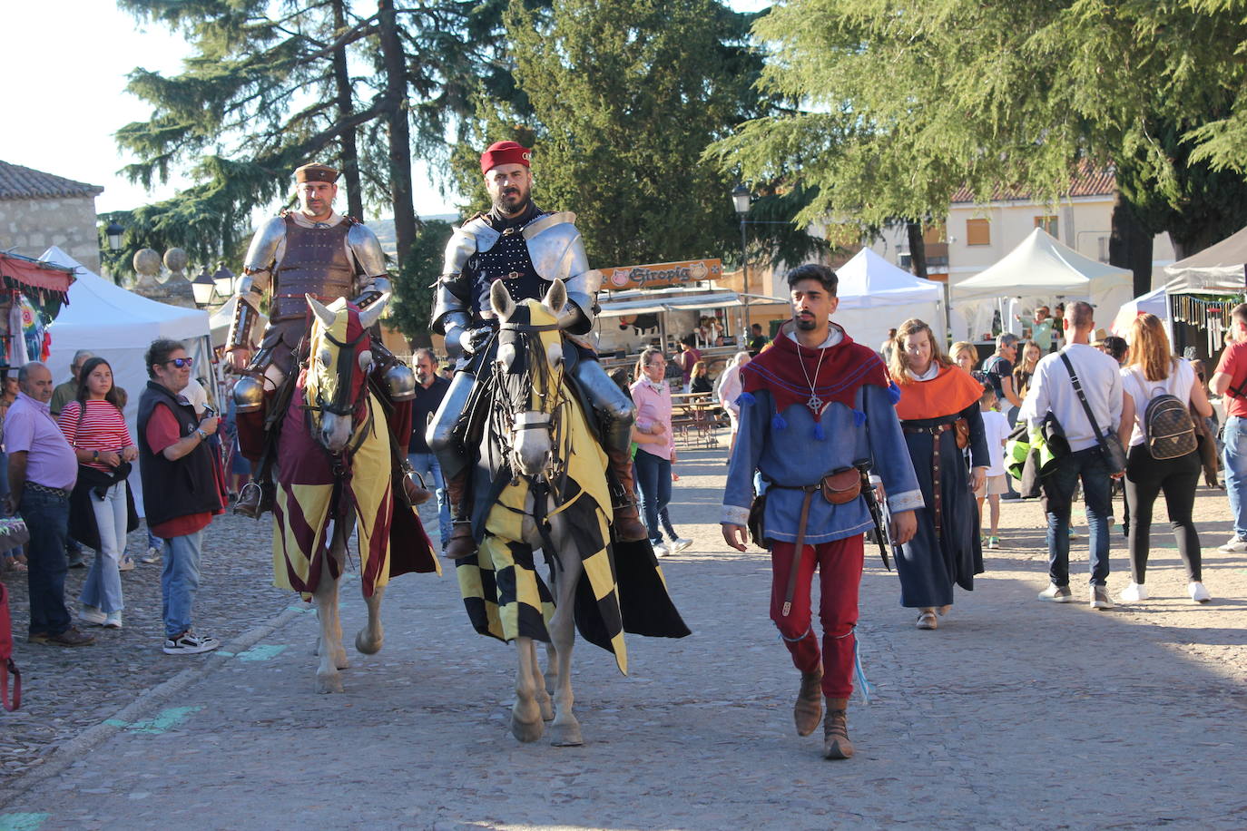 Ciudad Rodrigo despide la VIII Feria Medieval con el poderío de los caballeros