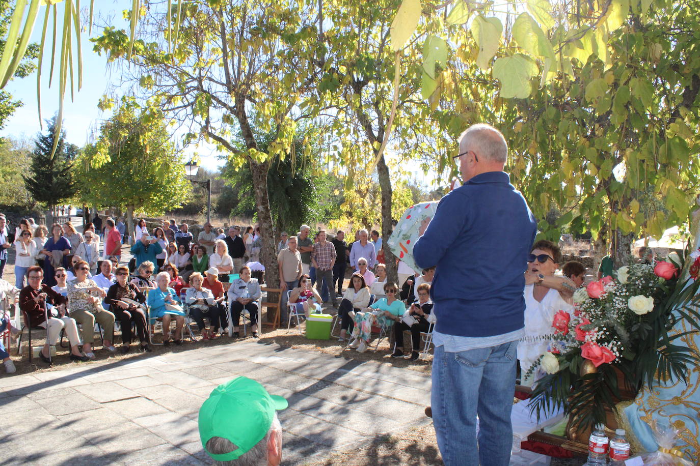 Ofrendas de devoción a la Virgen de la Yedra