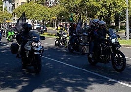 El 'rugido' de los motoristas salmantinos se deja notar en la capital para reclamar seguridad y respeto en la carretera