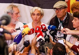 La exalcaldesa de Barcelona y activista de la Global Sumud Flotilla (GSF), Ada Colau.