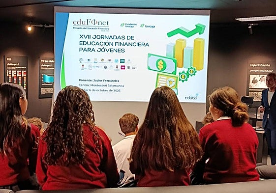 El Centro Edufinet de Salamanca acoge una jornada para estudiantes de Secundaria en el Día de la Educación Financiera