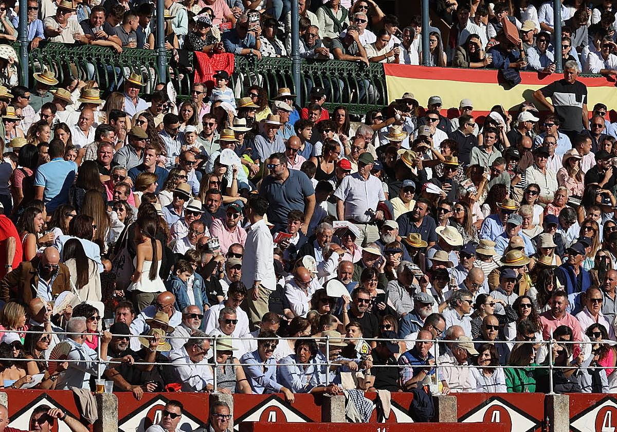 Imagen de los tendidos de La Glorieta en las pasadas Ferias.