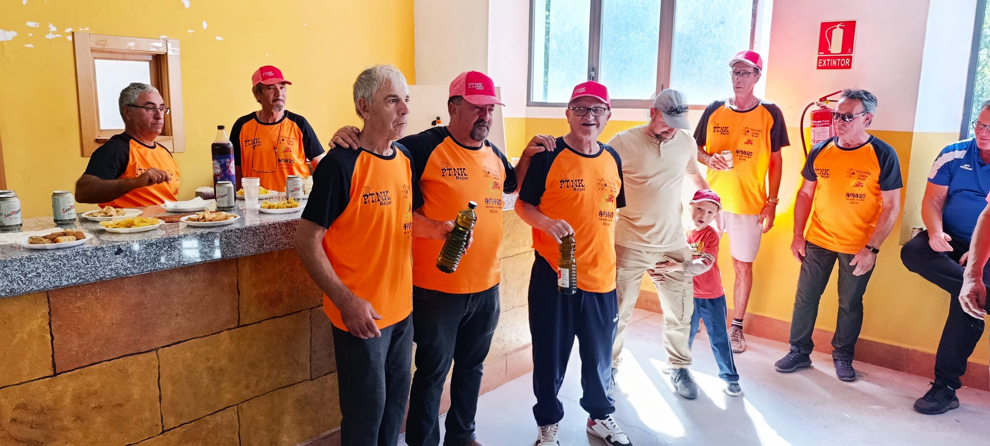 Primer torneo local de petanca en Béjar con buena participación en una modalidad en auge