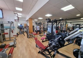 Gimnasio municipal.