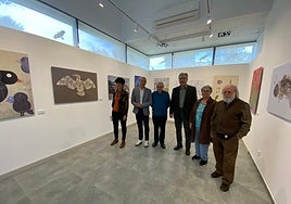 Inauguración de la exposición en la Sala Delibes en Santa Marta.