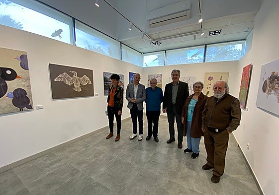 Inauguración de la exposición en la Sala Delibes en Santa Marta.