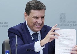 El consejero portavoz de la Junta de Castilla y León, Carlos Fernández Carriedo.