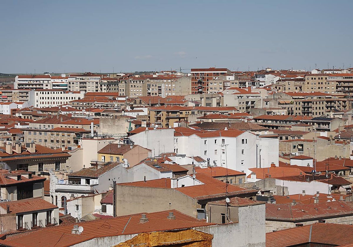 Vista aérea de la ciudad de Salamanca.