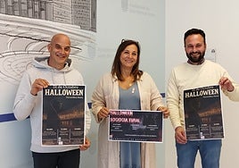 Los ediles Juan Carlos Bueno, Cruz Gacho y Norberto Flores.