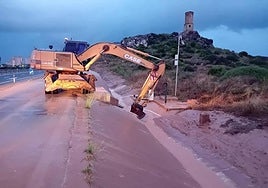 Imagen de uno de los muchos estragos que ha causado la DANA en Murcia.