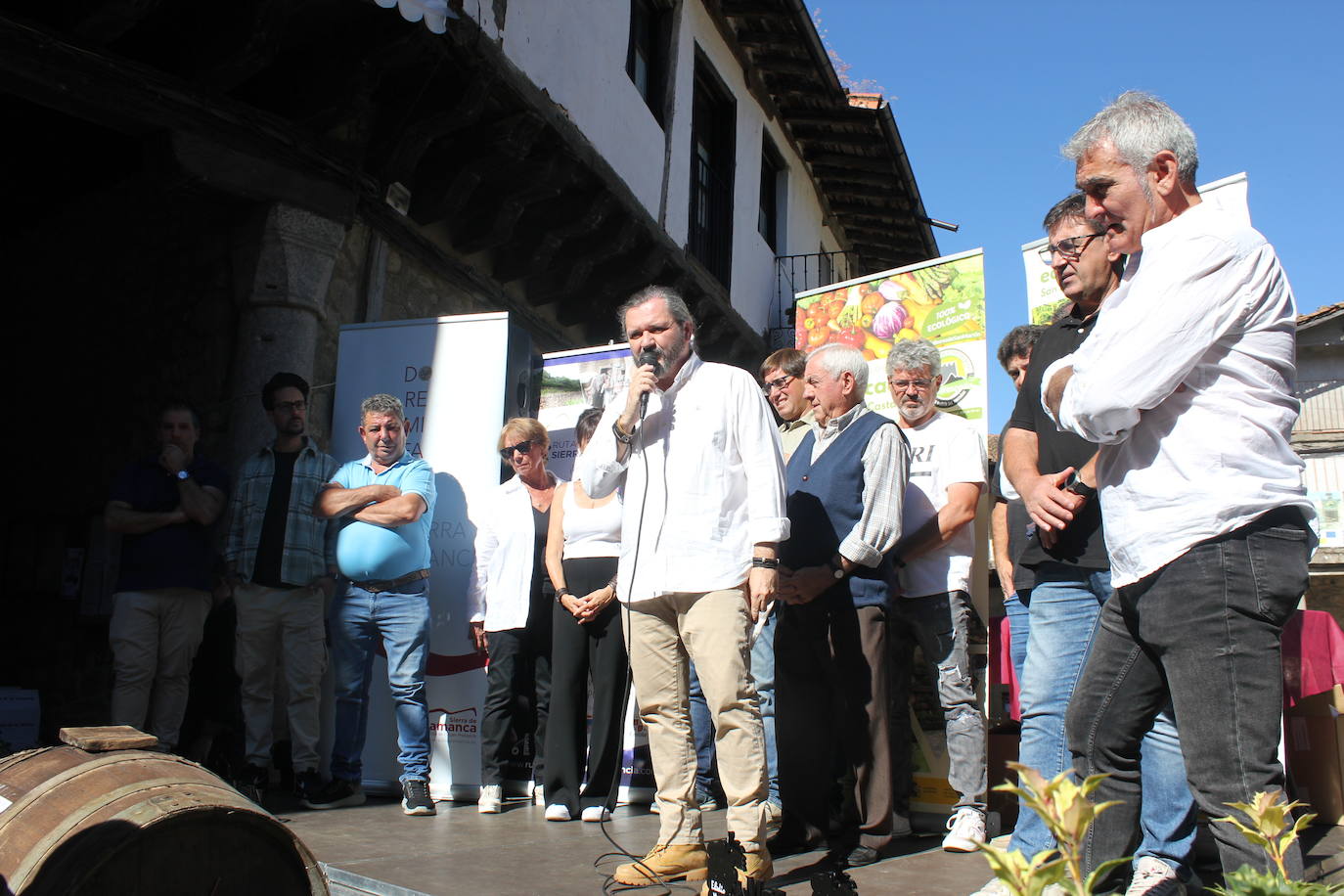 San Martín del Castañar brinda por el vino de la provincia en la XII Fiesta de la Vendimia