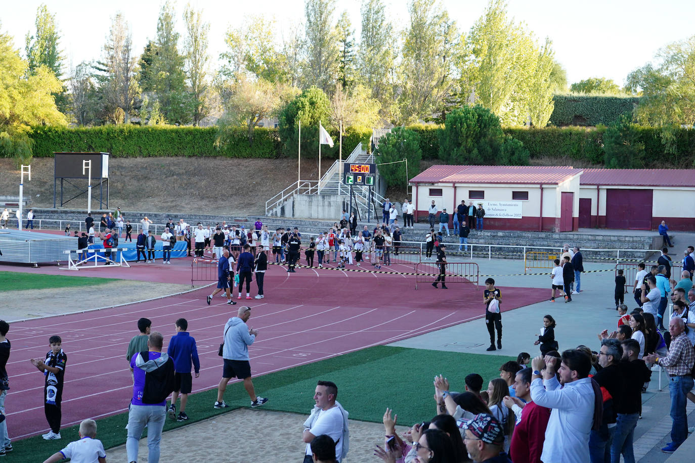 El triunfo del Salamanca UDS en Las Pistas ante la Sarriana en imágenes