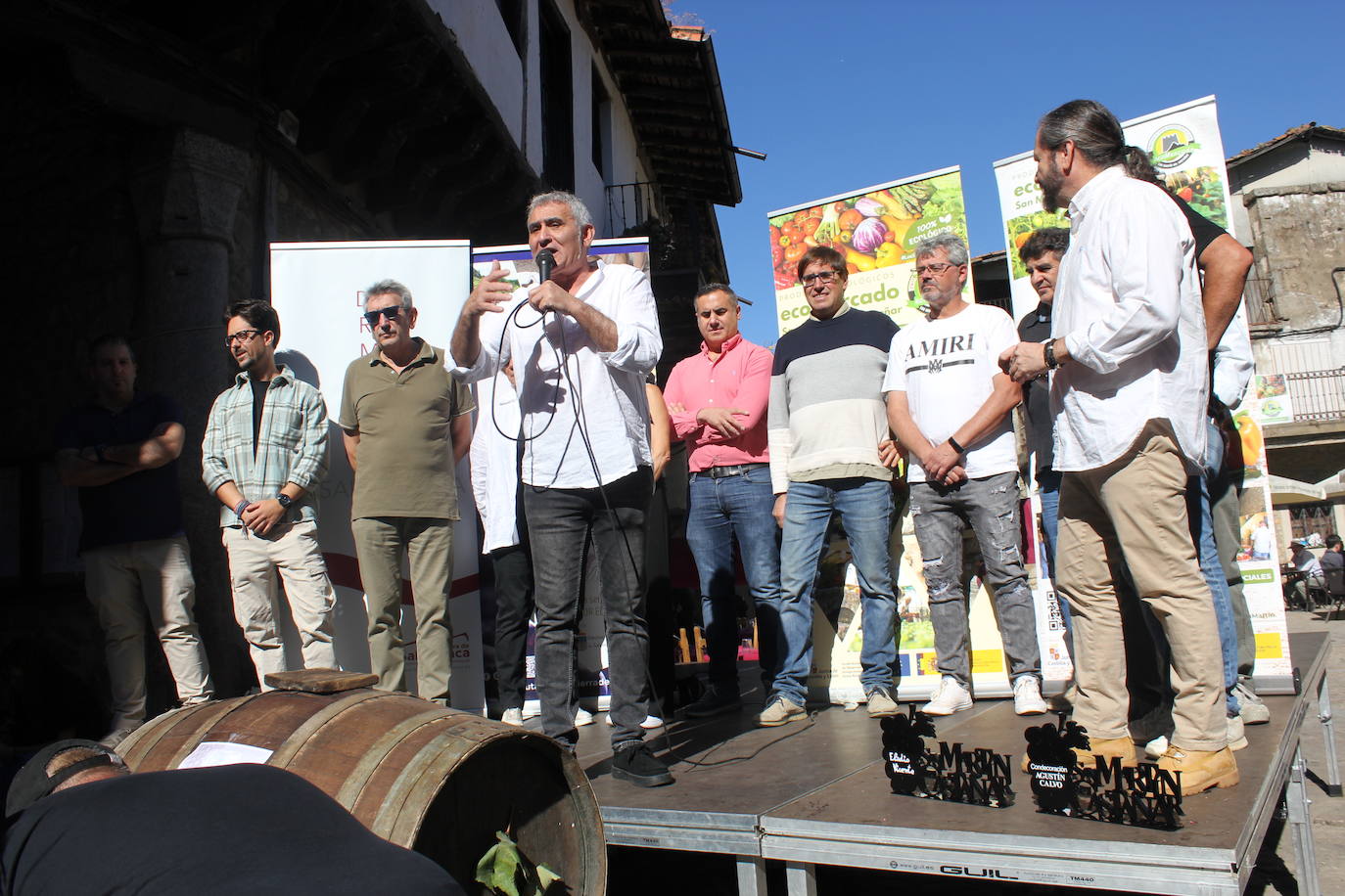 San Martín del Castañar brinda por el vino de la provincia en la XII Fiesta de la Vendimia