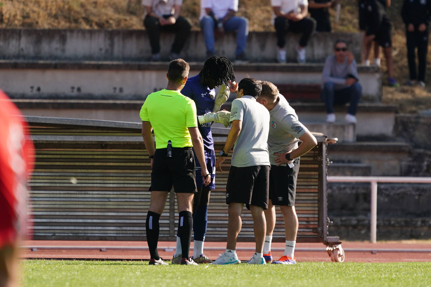 El triunfo del Salamanca UDS en Las Pistas ante la Sarriana en imágenes