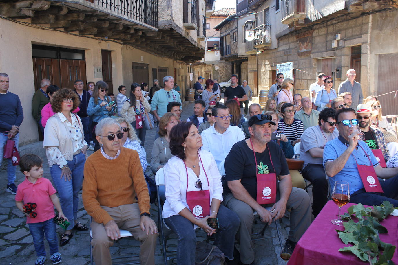 San Martín del Castañar brinda por el vino de la provincia en la XII Fiesta de la Vendimia
