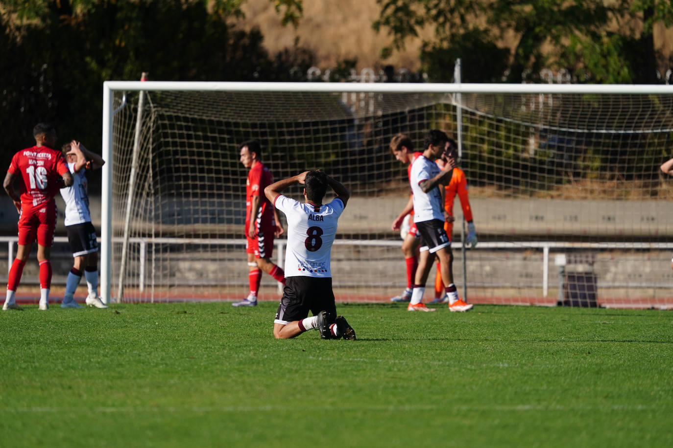 El triunfo del Salamanca UDS en Las Pistas ante la Sarriana en imágenes
