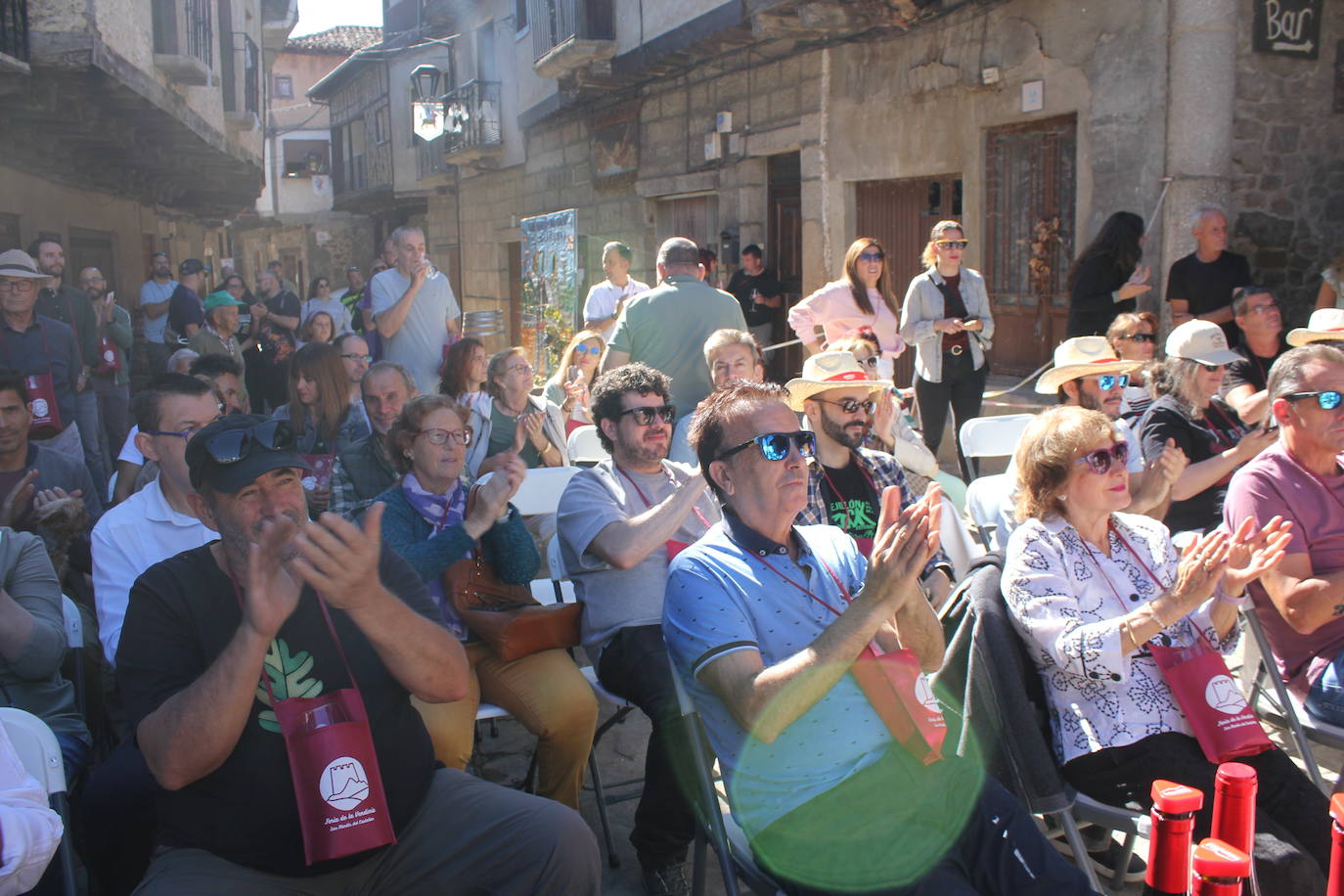 San Martín del Castañar brinda por el vino de la provincia en la XII Fiesta de la Vendimia