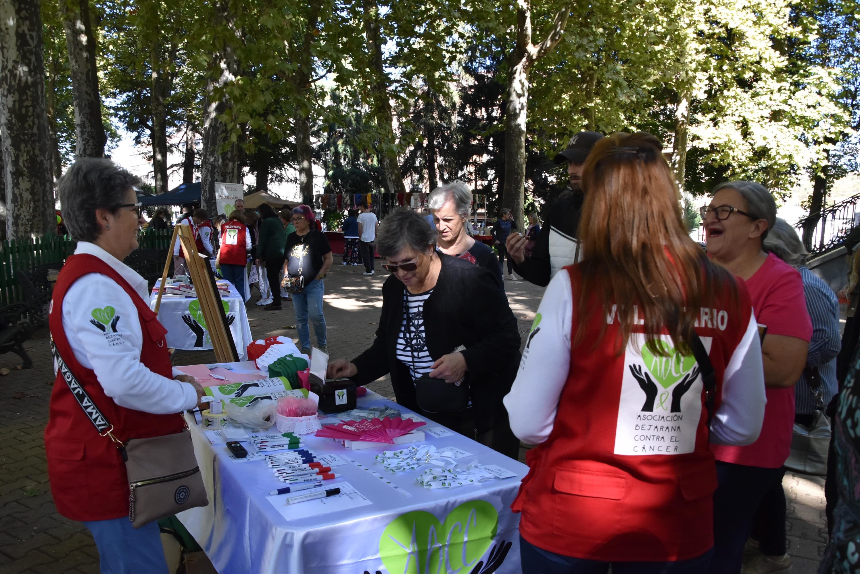 La solidaridad contra el cáncer sale a la calle en Béjar