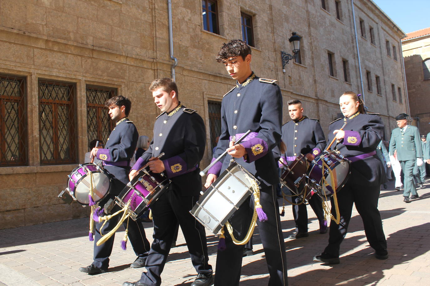 Solemnidad y fidelidad a la bandera, en los actos de la Guardia Civil de Ciudad Rodrigo