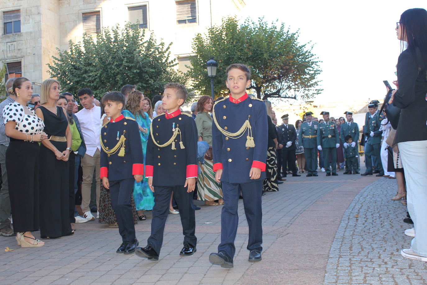 Solemnidad y fidelidad a la bandera, en los actos de la Guardia Civil de Ciudad Rodrigo