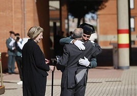 Una de las imágenes del acto de la Guardia Civil celebrado este domingo con motivo de el Día del Pilar.
