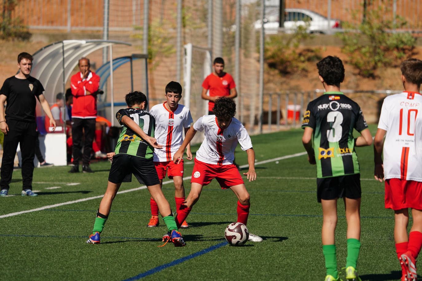 La jornada del fútbol base salmantino, en imágenes