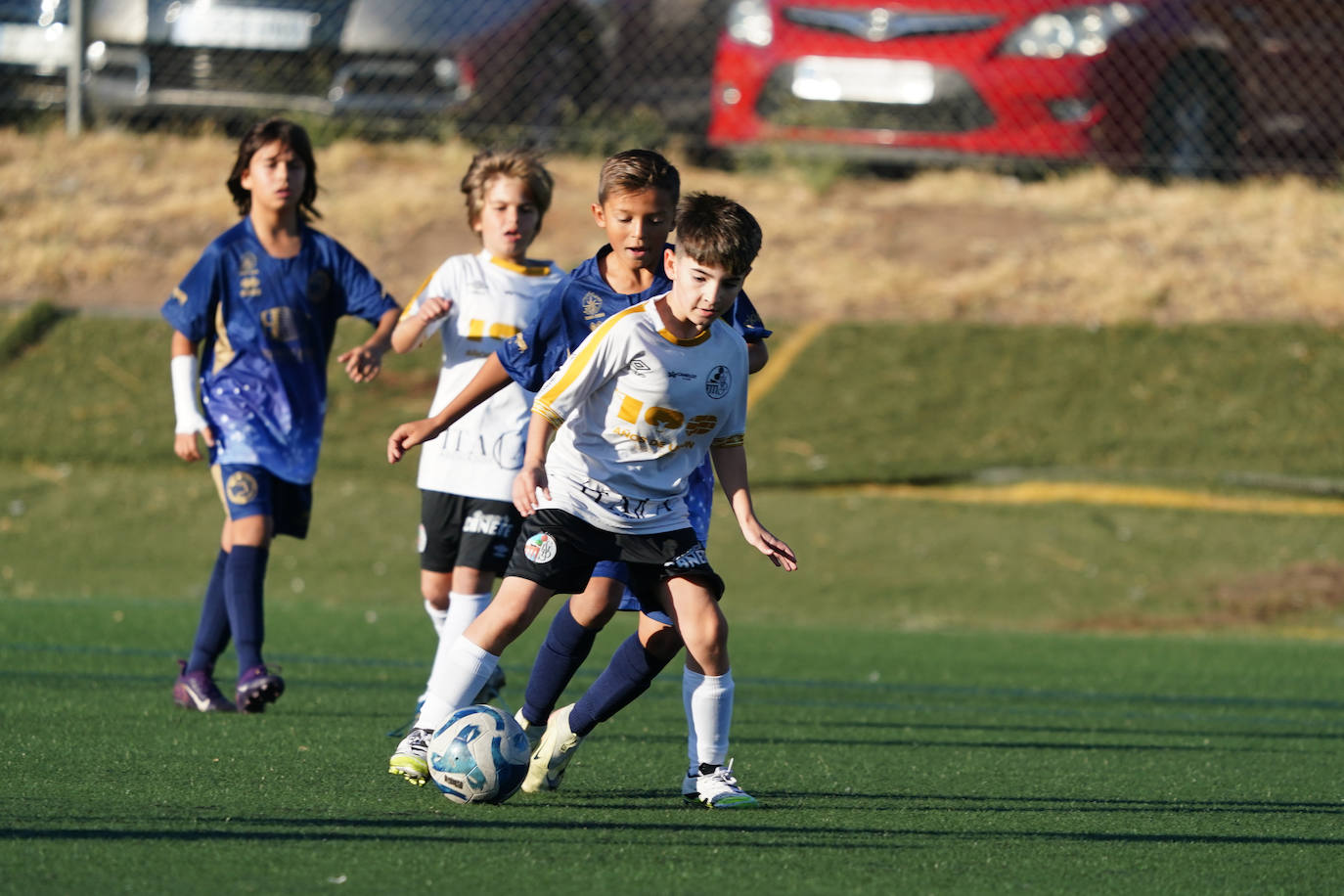 La jornada del fútbol base salmantino, en imágenes