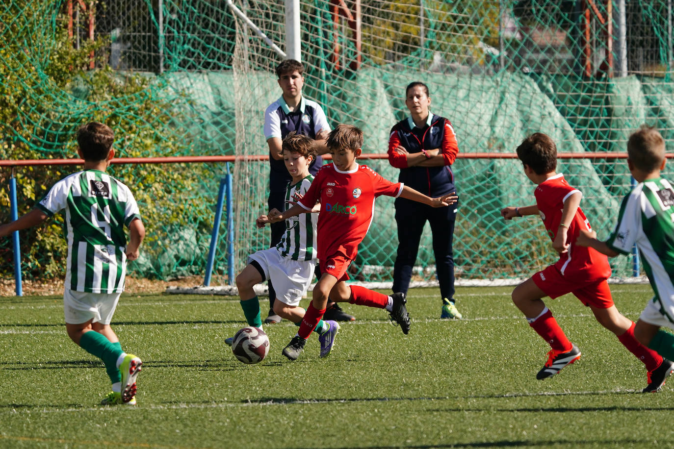 La jornada del fútbol base salmantino, en imágenes