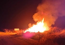 Imagen del incendio.