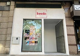 Exterior de la acedemia Lasala, situada en el paseo de la Estación.