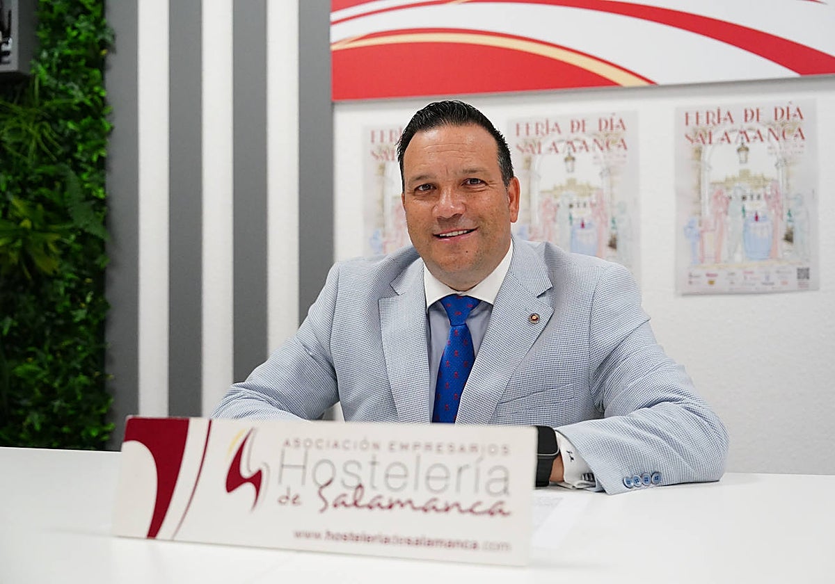 Jorge Carlos Moro, presidente de la Asociación de Empresarios de Hostelería de Salamanca.