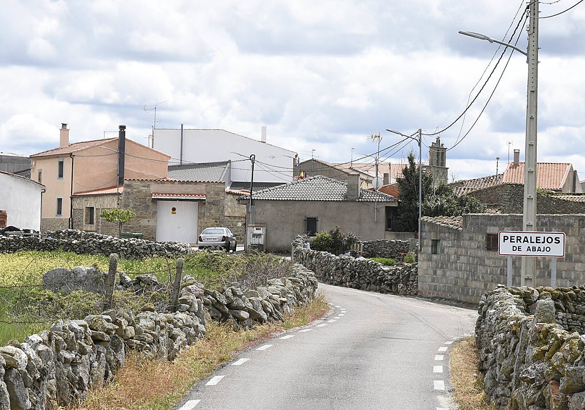 Entrada al municipio de Peralejos de Abajo
