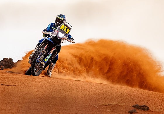 Lorenzo Santolino, durante la etapa de este jueves.