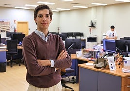 Julio Norte, en su visita a la redacción de LA GACETA.