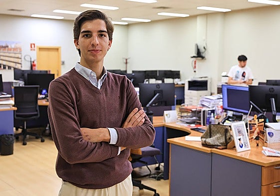 Julio Norte, en su visita a la redacción de LA GACETA.