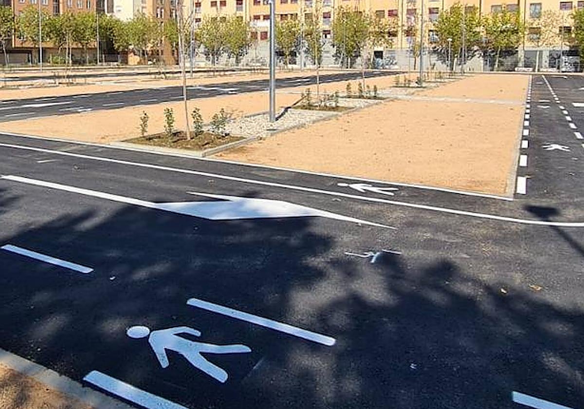 Imagen del nuevo parking.