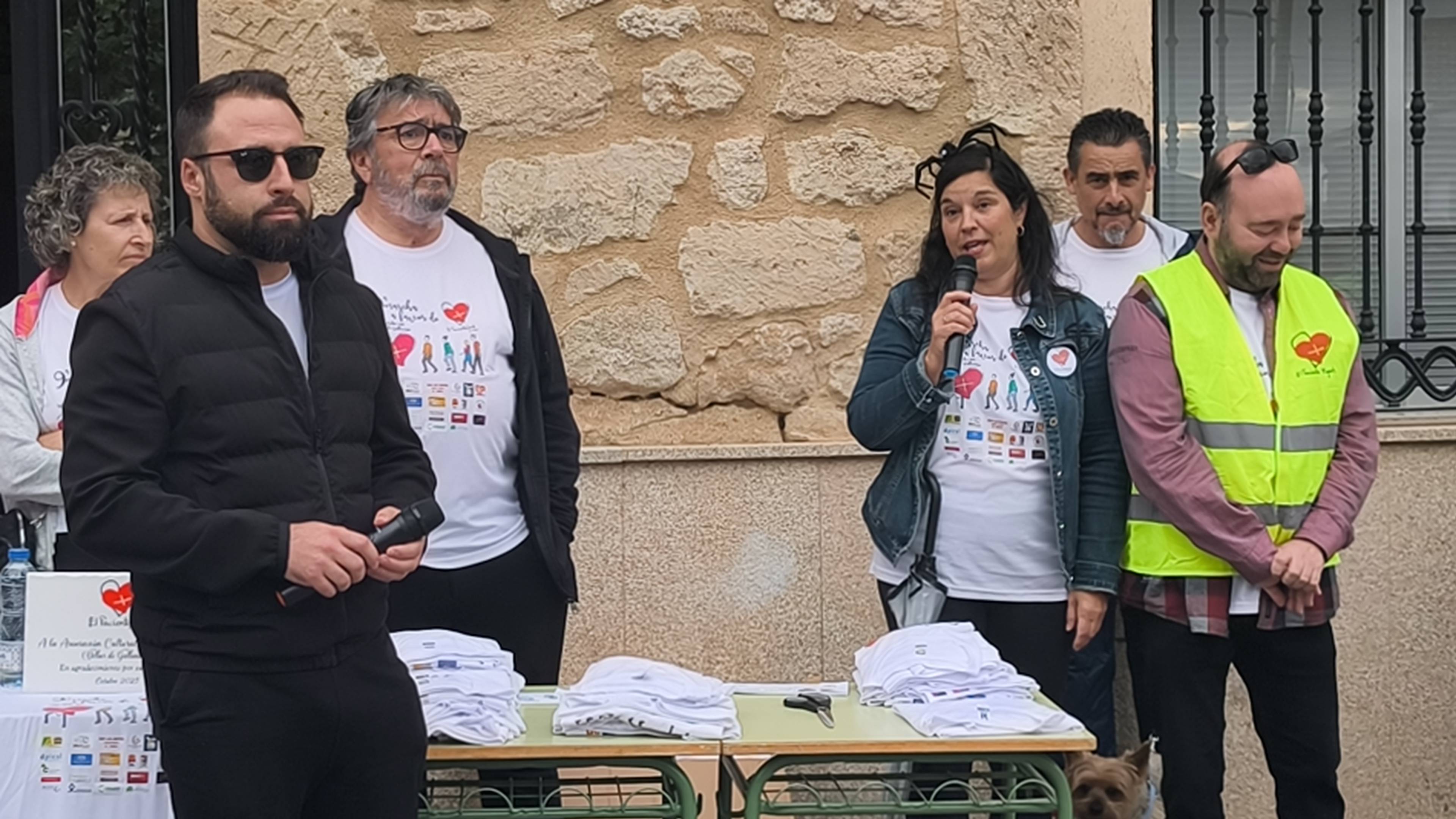 Pasos solidarios a favor del PacienteXperto desde Villar de Gallimazo