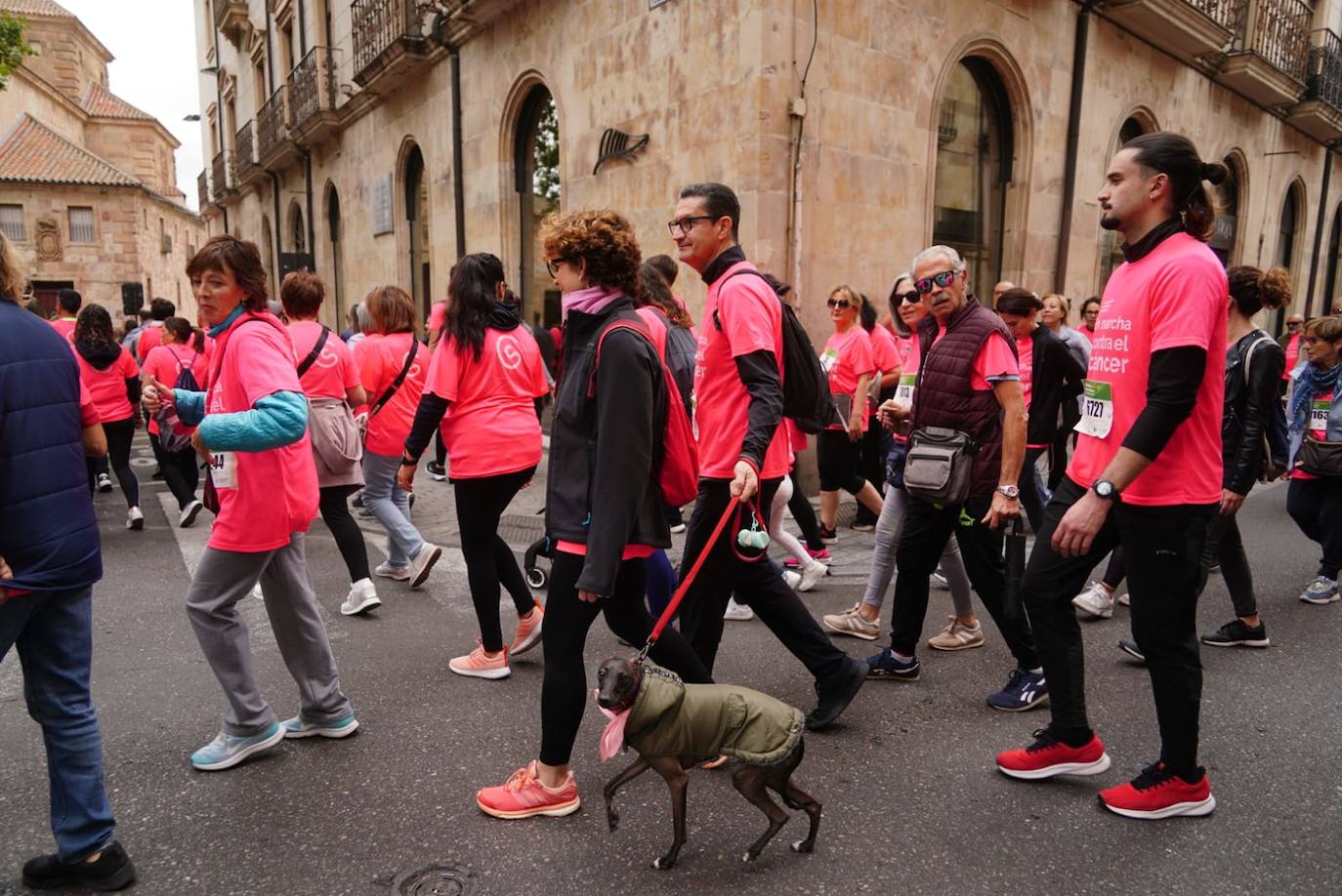 Salamanca &#039;se tiñe&#039; de rosa por el cáncer