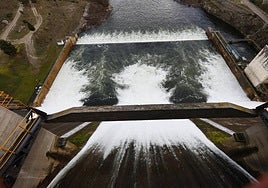 Imagen del embalse de Santa Teresa.