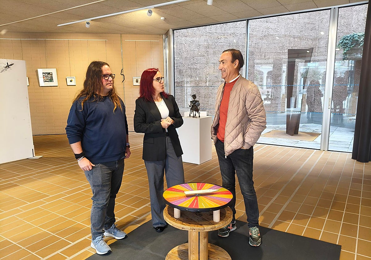 Juanvi Sánchez, Noemí Fernández y Pedro Samuel Martín.