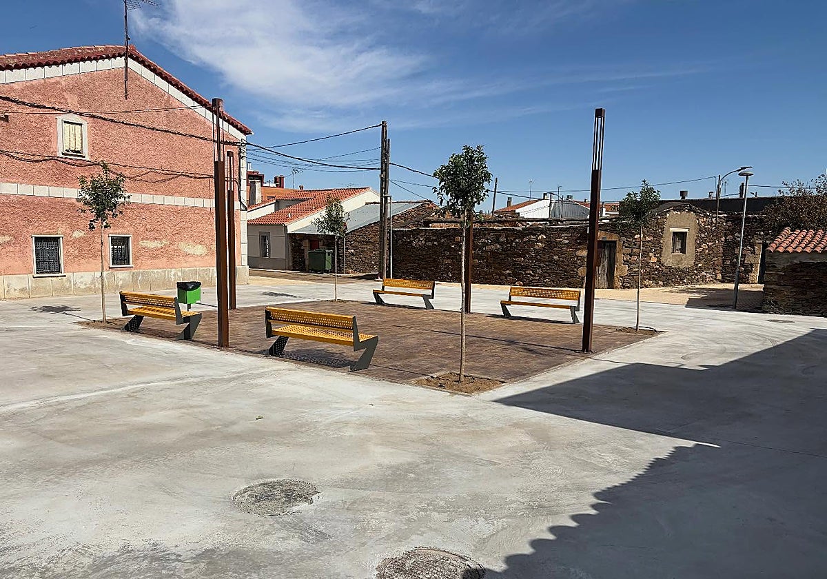 Imagen de la recién inaugurada plaza Mingo