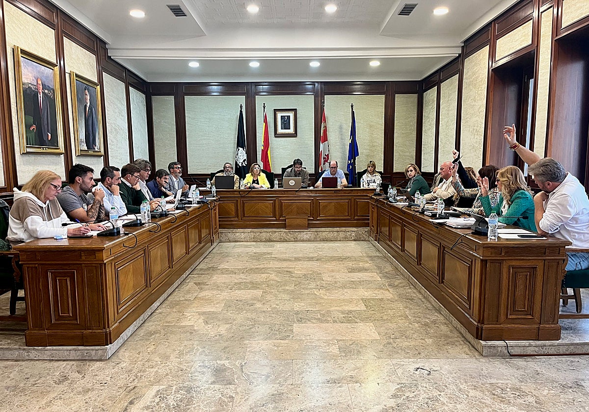 Imagen del último pleno celebrado en el Ayuntamiento de Béjar a finales del pasado mes de septiembre.