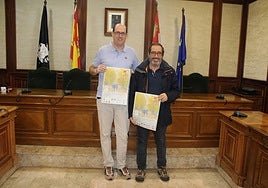 Luis Hernández Téllez y José Luis Riobó presentaron el cartel de la marcha.